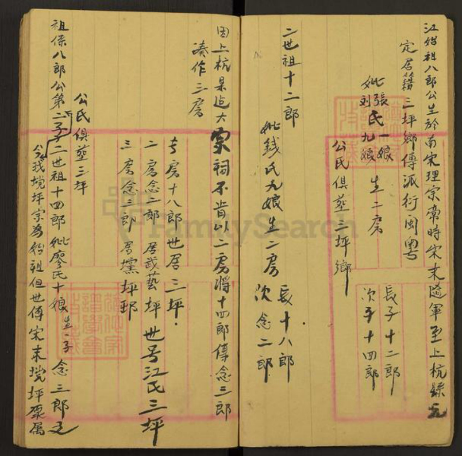 福建省龙岩市上杭县庐丰畬族乡江氏族谱-济阳族谱.pdf电子版插图2 福建省龙岩市上杭县庐丰畬族乡江氏族谱-济阳族谱.pdf电子版插图2