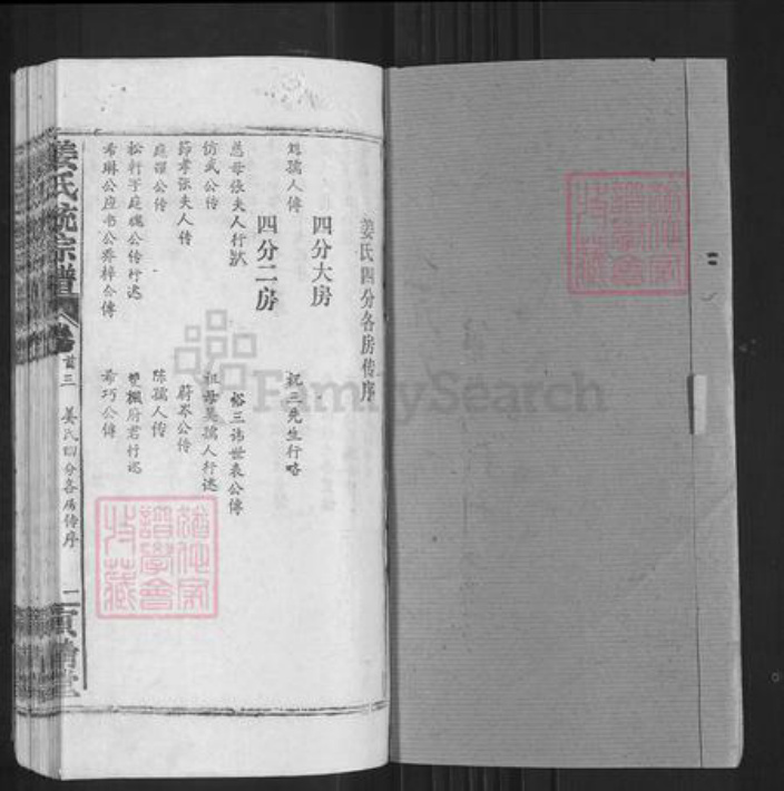 湖北省鄂州市华容区华容镇姜氏寅清堂族谱-姜氏统宗谱.pdf电子版插图1