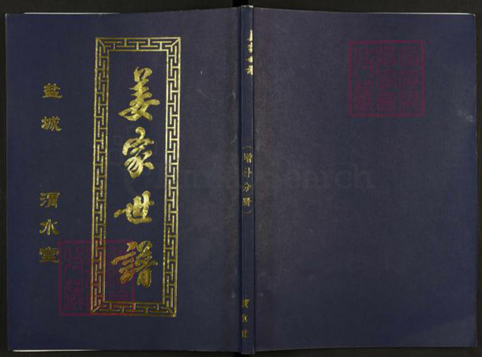 江苏省盐城市亭湖区姜氏渭水堂族谱-姜家世谱.盐城.pdf电子版