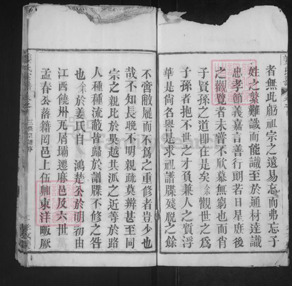 湖北省武汉市新洲区姜氏孝友堂族谱-姜氏宗谱.pdf电子版插图2