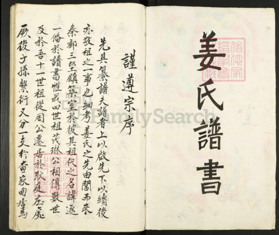 江苏省扬州市高邮市高邮街道姜氏族谱-姜氏谱书.pdf电子版插图1