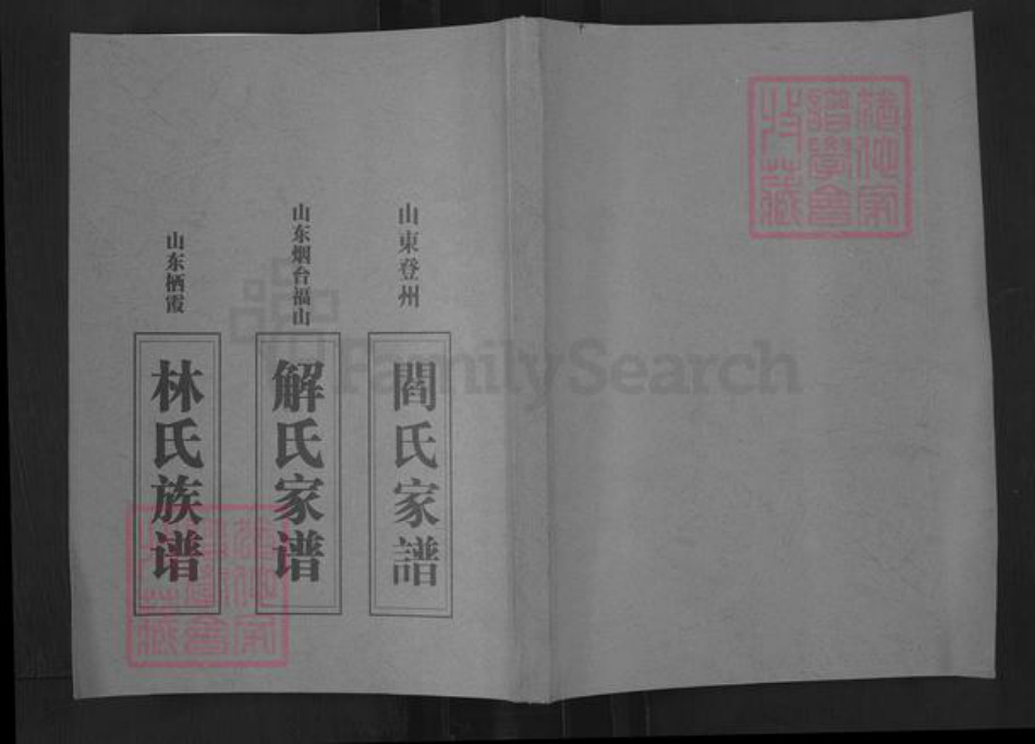 山东省烟台市福山区解氏慧迪堂族谱-山东烟台福山解氏家谱.pdf电子版