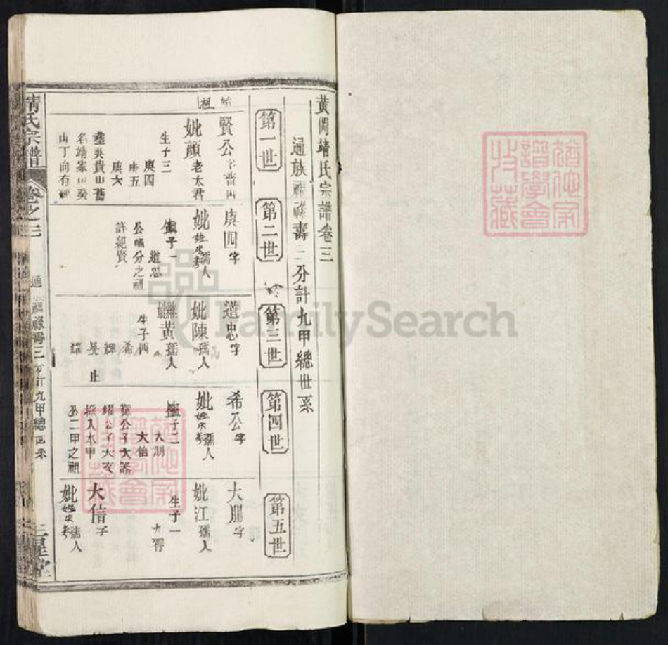 湖北省黄冈市靖氏三星堂族谱-靖氏宗谱.pdf电子版插图1