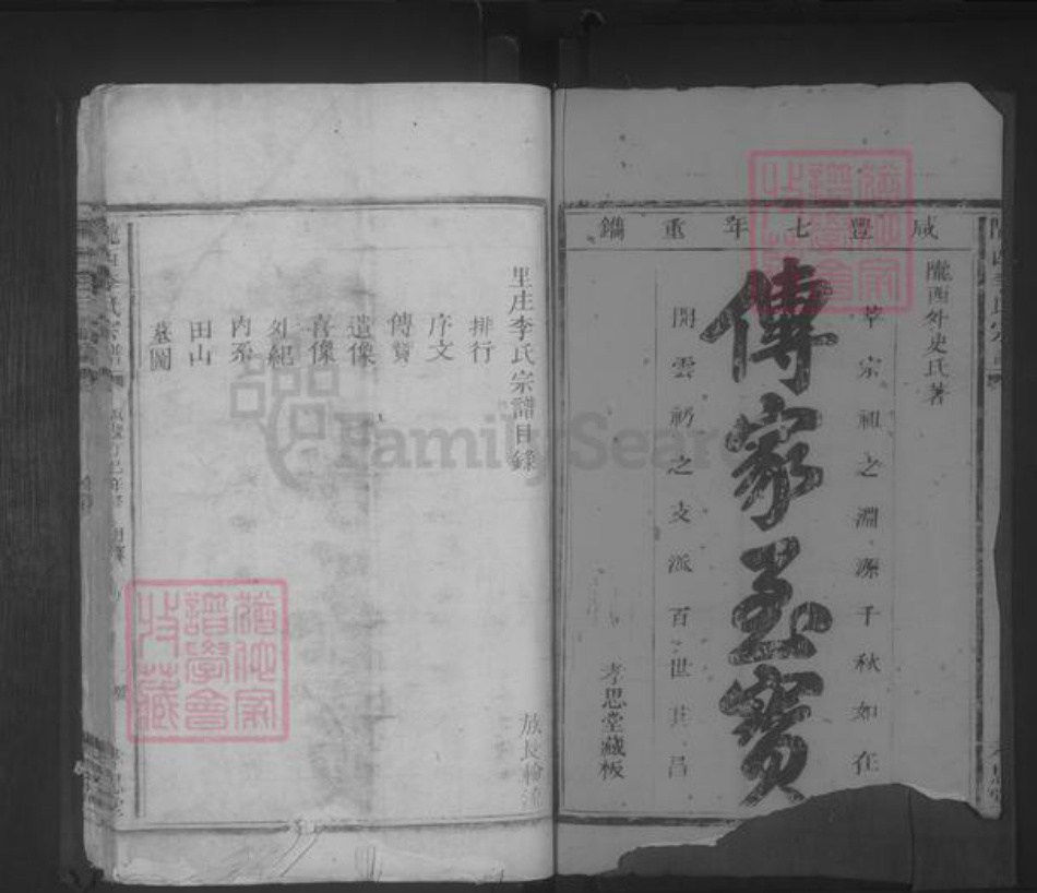 浙江省丽水市松阳县李氏族谱-李氏宗谱 [不分卷].pdf电子版插图1