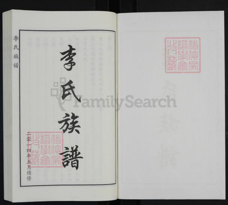 河北省沧州海兴县高湾镇李氏族谱-李氏族谱.pdf电子版插图1