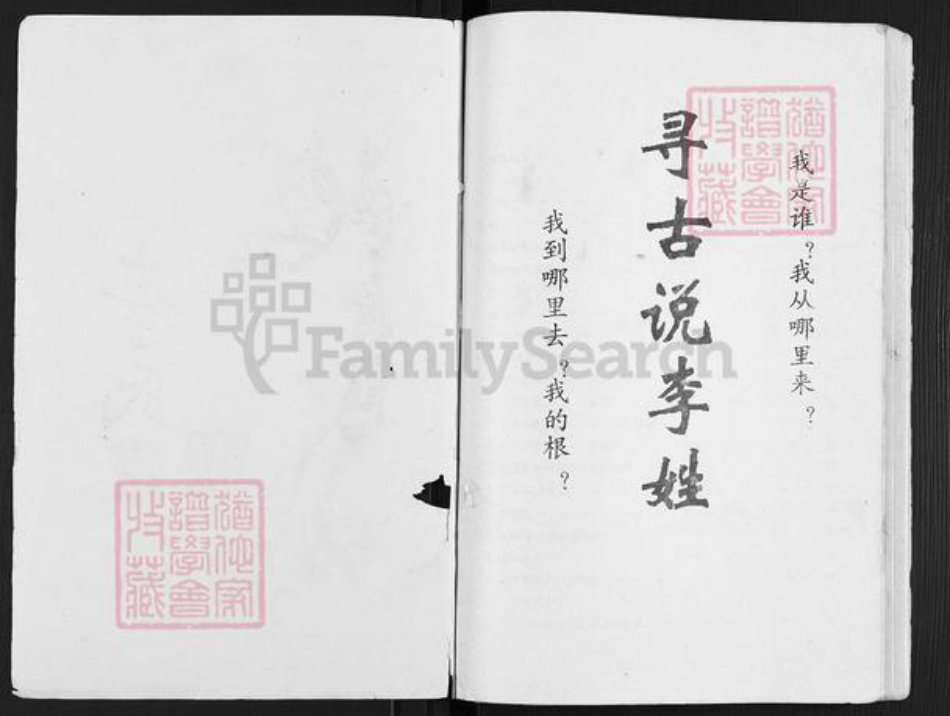 重庆市涪陵区李氏族谱-李氏宗谱.pdf电子版插图1