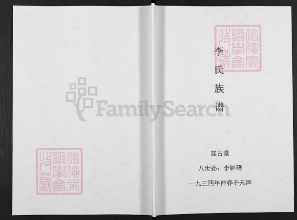 天津市西青李氏延古堂族谱-李氏族谱.pdf电子版