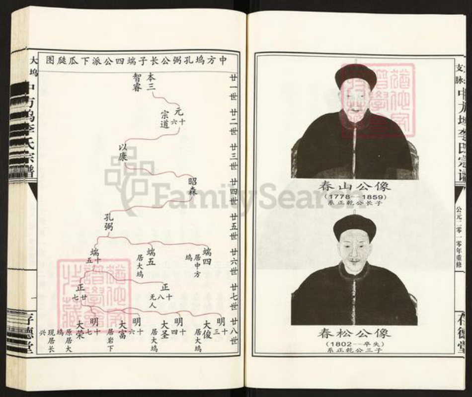 浙江省杭州市富阳李氏存德堂族谱-富春中方坞李氏宗谱.pdf电子版插图3