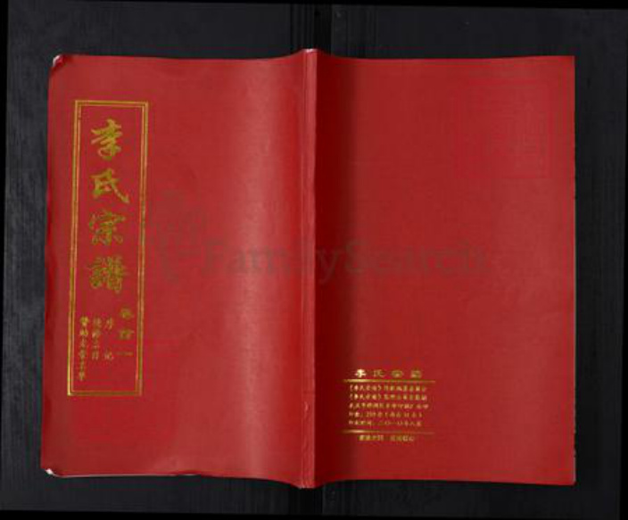 湖北省武汉市新洲区李氏联谊堂族谱-李氏宗谱.pdf电子版