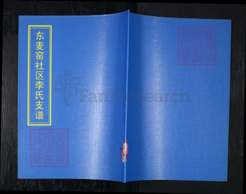 山东省青岛市崂山区李氏族谱-东麦窑社区李氏支谱.pdf电子版