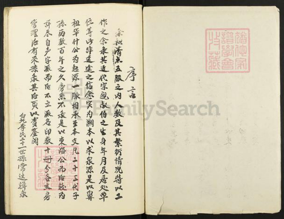 湖南省湘潭市湘潭县石潭镇李氏族谱-湘潭白圫李氏东海公支行家谱.pdf电子版插图1