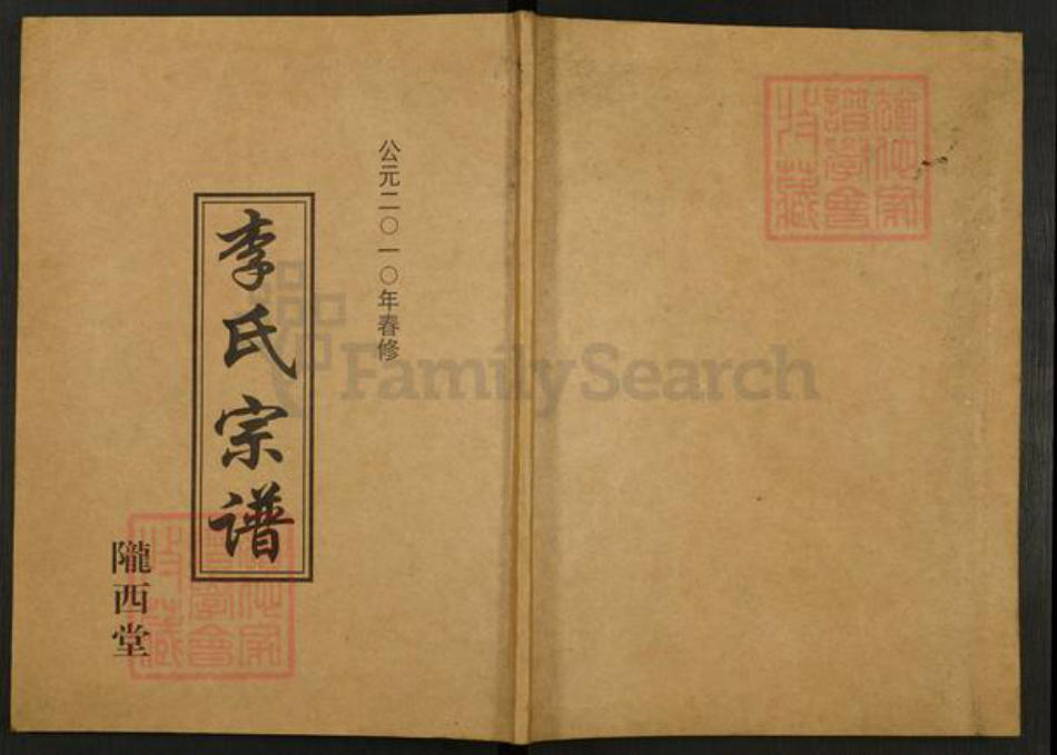 江苏省盐城市建湖县李氏陇西堂族谱-盐城李氏宗谱.pdf电子版