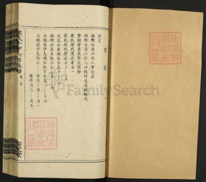 湖南省娄底市涟源市三甲乡梁氏安定堂族谱-梁氏十甲六修族谱.pdf电子版插图1