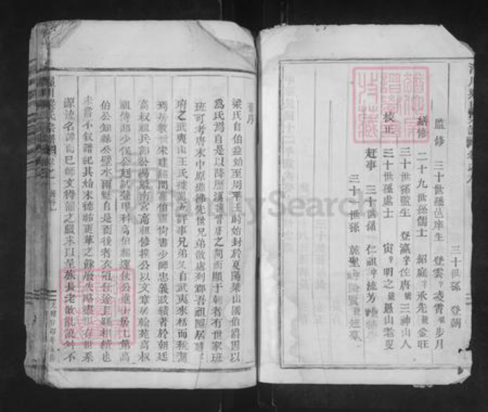 浙江省丽水市莲都区梁氏族谱-渥川梁氏宗谱.pdf电子版插图4 浙江省丽水市莲都区梁氏族谱-渥川梁氏宗谱.pdf电子版插图4