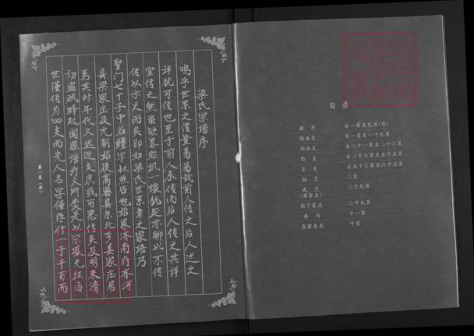 山东省潍坊市高密市梁氏族谱-梁氏简易宗谱.pdf电子版插图4 山东省潍坊市高密市梁氏族谱-梁氏简易宗谱.pdf电子版插图4