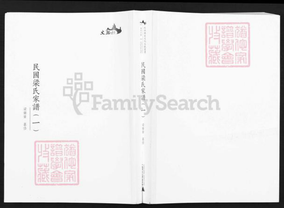 广东省佛山市南海区梁氏族谱-民国梁氏家谱.pdf电子版