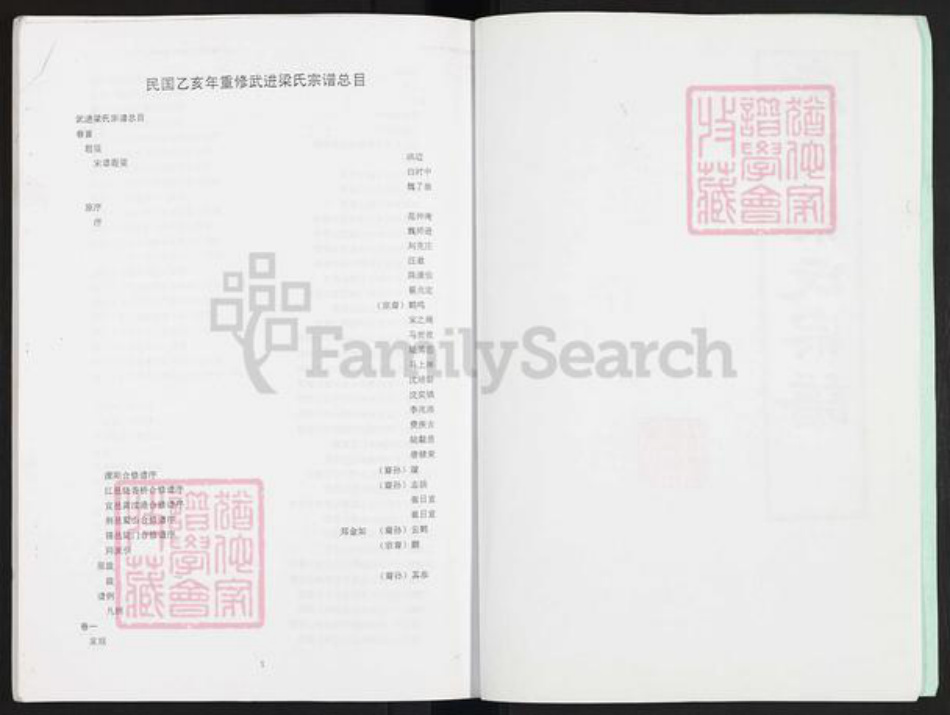 江苏省常州市武进县梁氏魁士堂族谱-武进梁氏宗谱.pdf电子版插图2 江苏省常州市武进县梁氏魁士堂族谱-武进梁氏宗谱.pdf电子版插图2