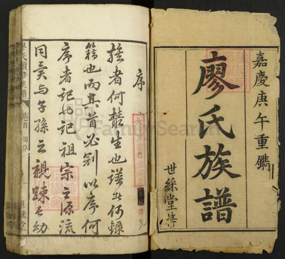 湖南省长沙市宁乡市江西省吉安市吉安县廖氏世彩堂族谱-廖氏续修族谱.pdf电子版