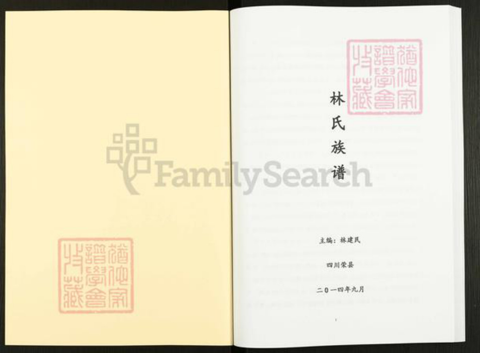 四川省自贡市贡井区林氏忠孝堂族谱-荣县林氏族谱.pdf电子版插图1