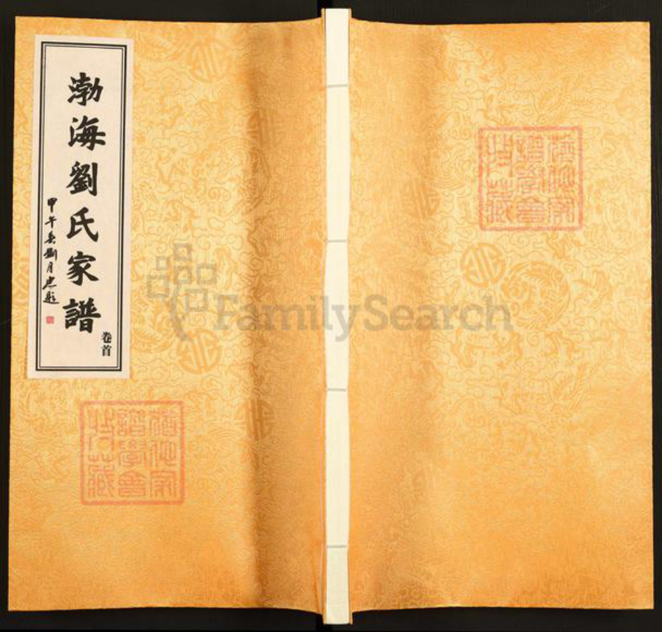 山东省济南市市中区刘氏彭城堂族谱-渤海刘氏家谱.pdf电子版插图