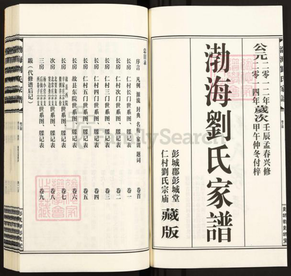 山东省济南市市中区刘氏彭城堂族谱-渤海刘氏家谱.pdf电子版插图2