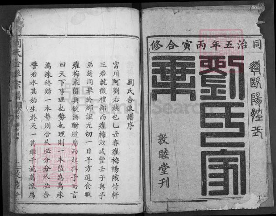 湖北省黄冈市刘氏敦睦堂族谱-刘氏合派宗谱.pdf电子版插图2 湖北省黄冈市刘氏敦睦堂族谱-刘氏合派宗谱.pdf电子版插图2