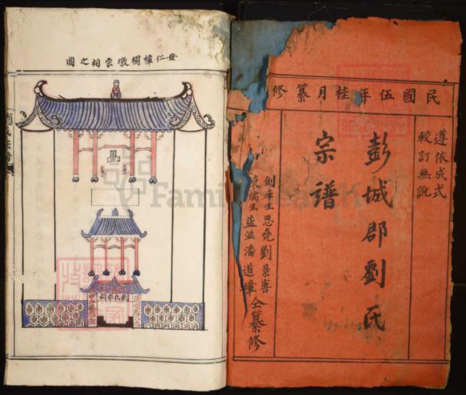 浙江省丽水市龙泉市刘氏族谱-彭城郡刘氏宗谱.pdf电子版插图1