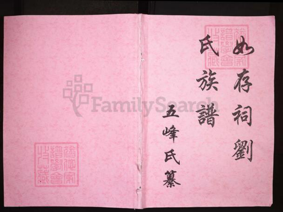 浙江省丽水市龙泉市刘氏族谱-如存祠刘氏族谱.pdf电子版