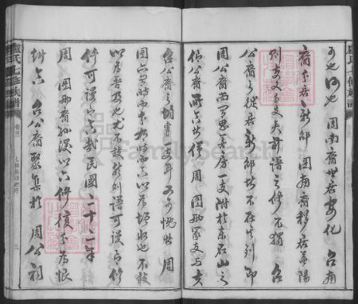 湖南省益阳市安化县卢氏族谱-卢氏七修族谱.pdf电子版插图4 湖南省益阳市安化县卢氏族谱-卢氏七修族谱.pdf电子版插图4