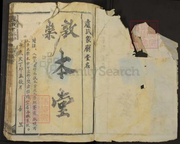 江西省宜春市丰城市卢氏敦本堂族谱-卢氏十三修族谱.pdf电子版插图1