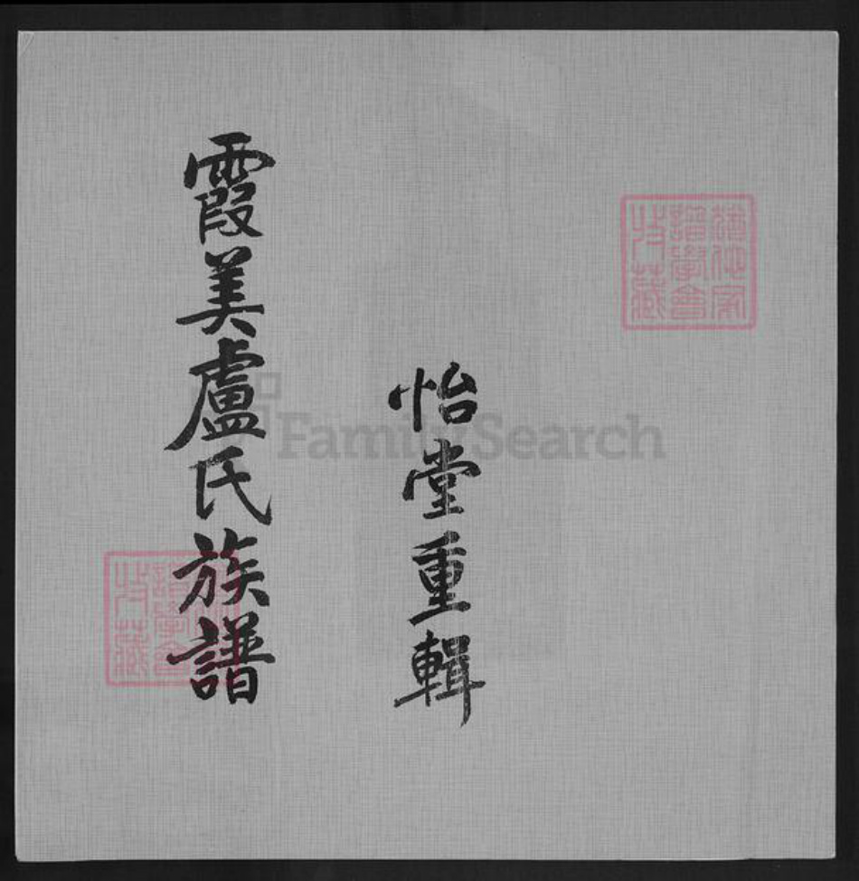 福建省泉州市卢氏族谱-霞美卢氏族谱.pdf电子版