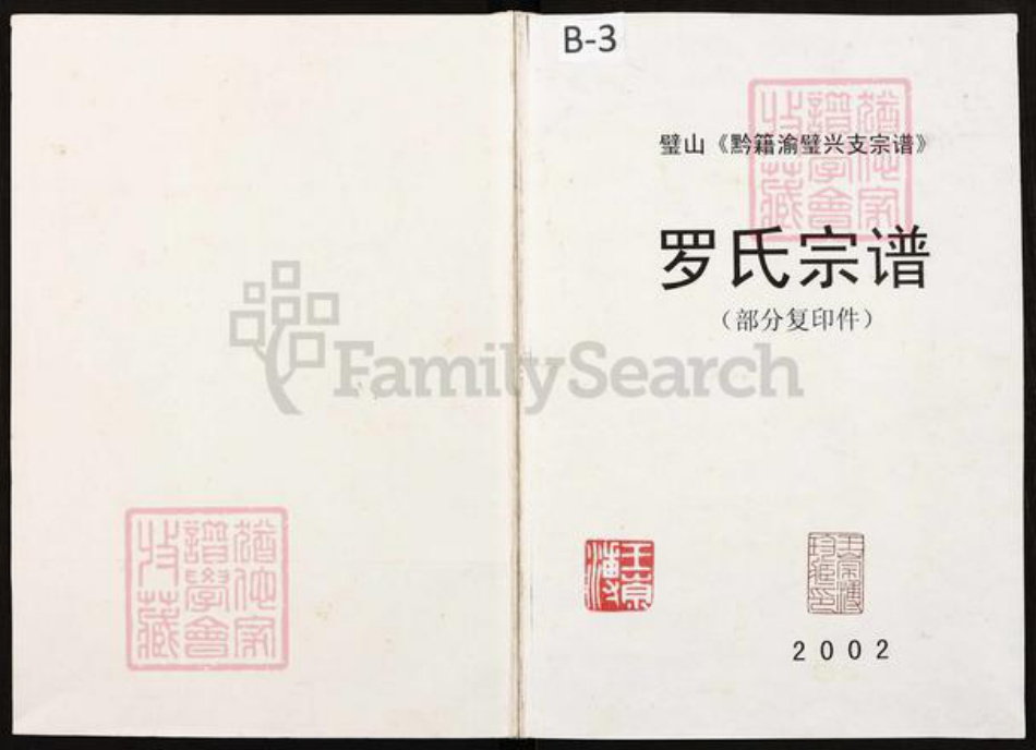 重庆市璧山区罗氏族谱-罗氏宗谱.璧山《黔籍渝璧兴支宗谱》.pdf电子版插图 重庆市璧山区罗氏族谱-罗氏宗谱.璧山《黔籍渝璧兴支宗谱》.pdf电子版插图