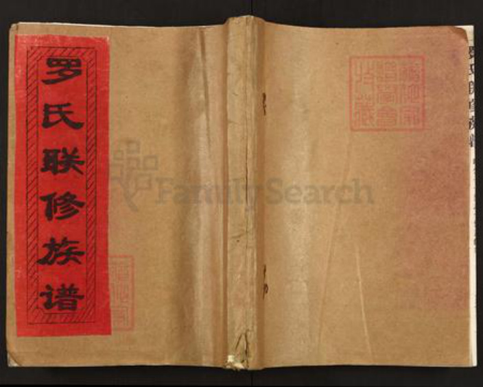 江西省南昌市罗氏豫章堂族谱-罗氏联修族谱.pdf电子版