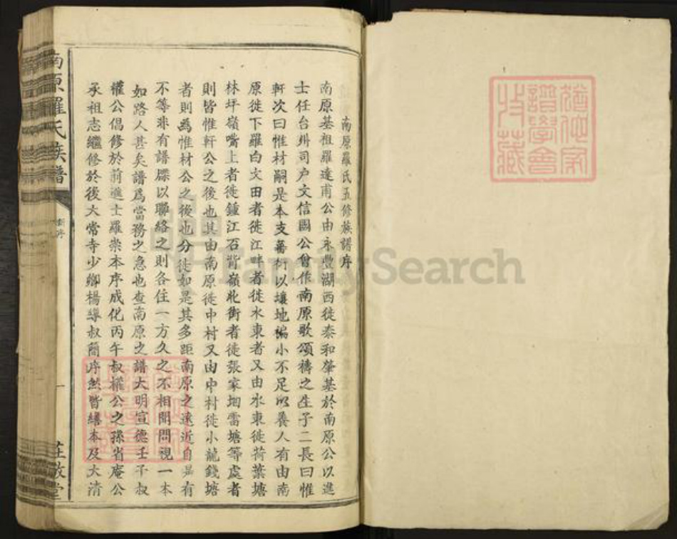 江西省吉安市泰和市南溪乡罗氏庄敬堂族谱-南原罗氏族谱.pdf电子版插图1
