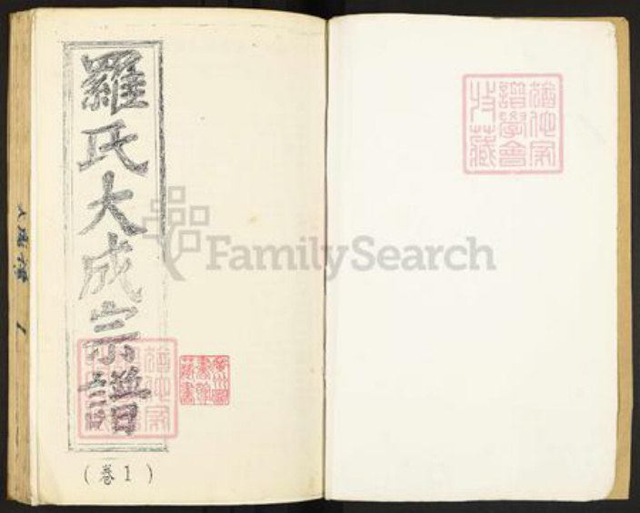 江西省南昌市罗氏族谱-豫章罗氏大成宗谱.pdf电子版插图2