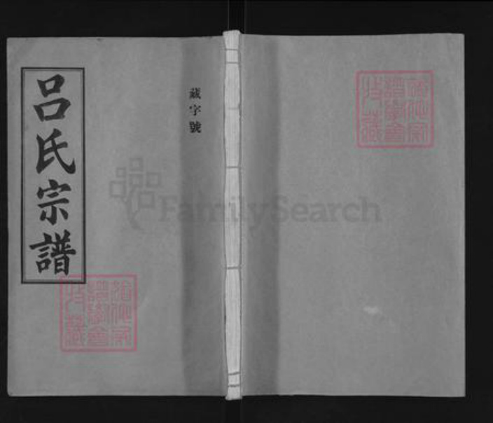 福建省龙岩市漳平市永福镇吕氏族谱-河东吕氏宗谱.pdf电子版插图
