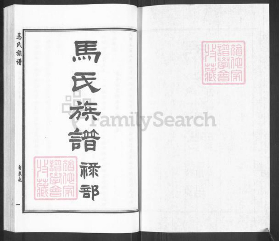 河北省沧州沧县马氏族谱-马氏族谱.pdf电子版插图1