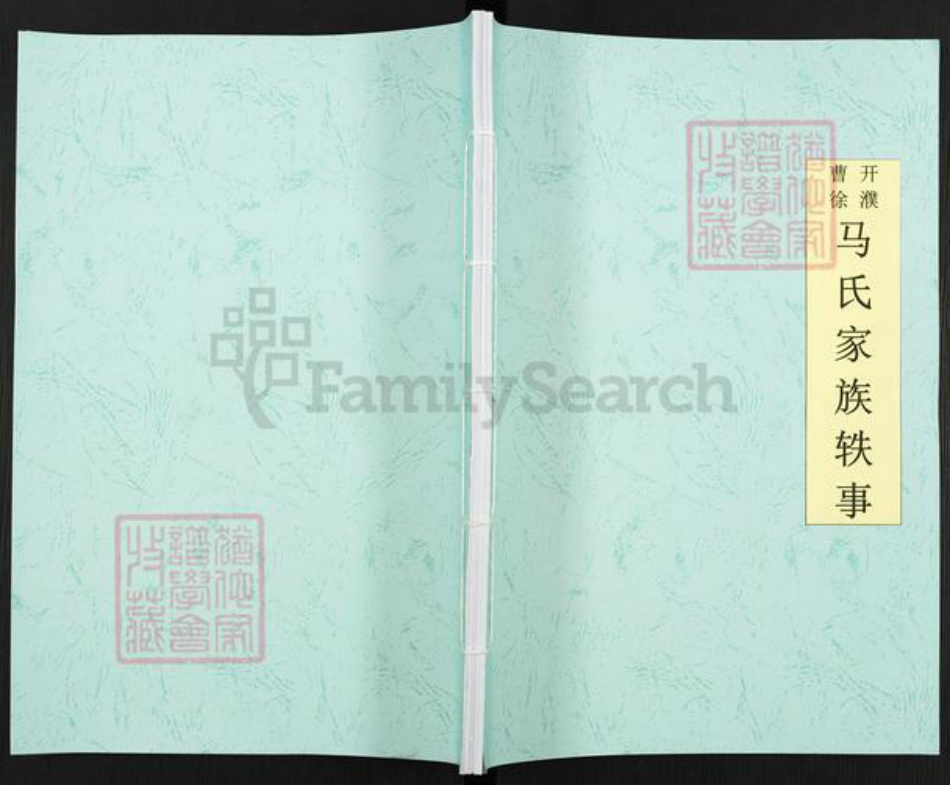 河南省濮阳市华龙区马氏族谱-开濮曹徐马氏家谱轶事.pdf电子版