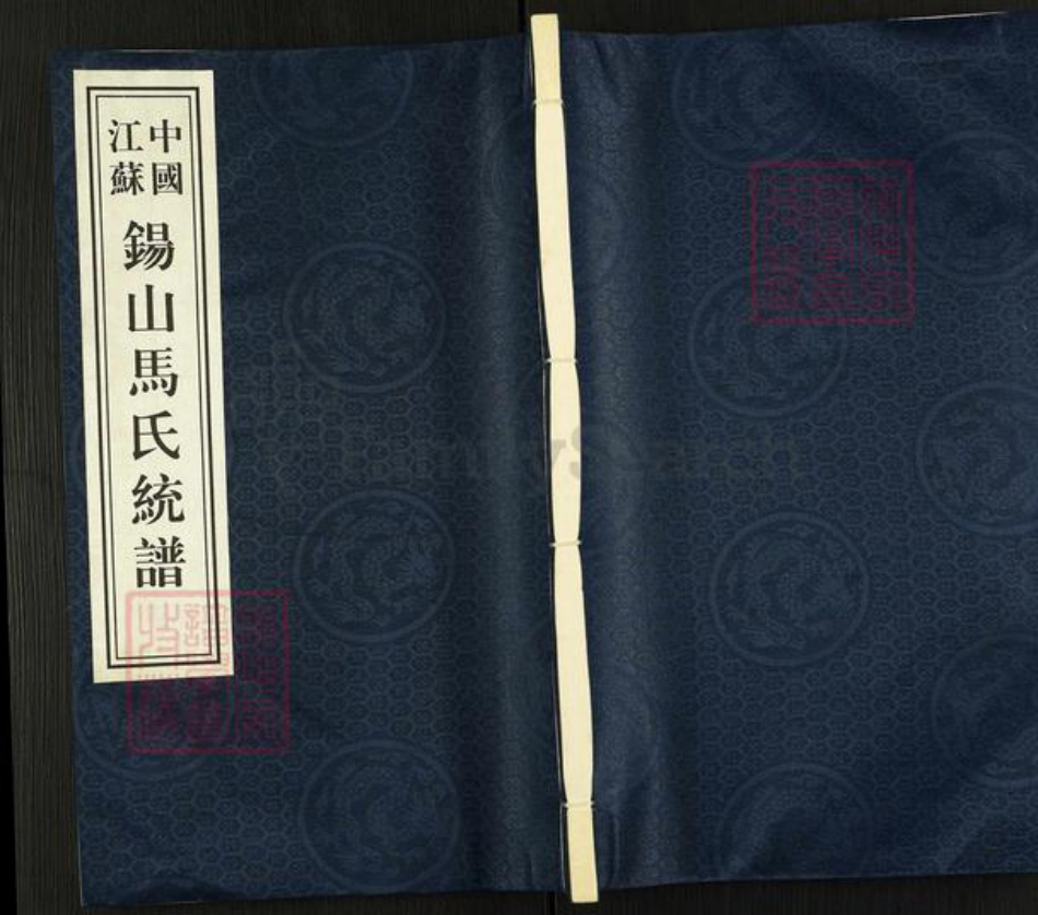 江苏省无锡市锡山区鹅湖镇马氏忠孝堂族谱-锡山马氏统谱.pdf电子版