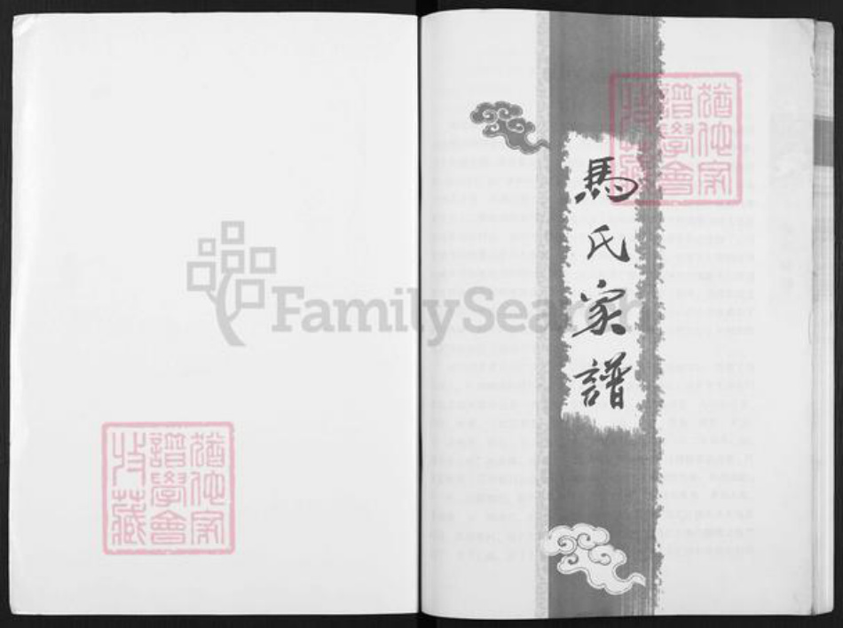 山东省济南市平阴县玫瑰镇马氏族谱-马氏族谱.pdf电子版插图1