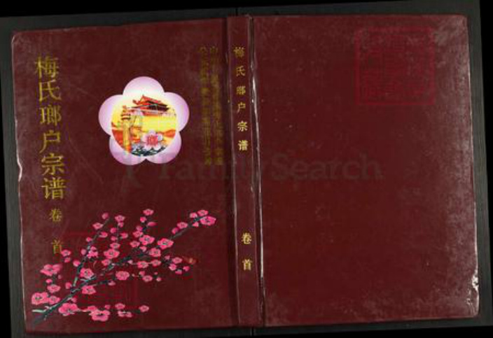 湖北省武汉市新洲区梅氏乐道堂族谱-梅氏琅户宗谱.pdf电子版