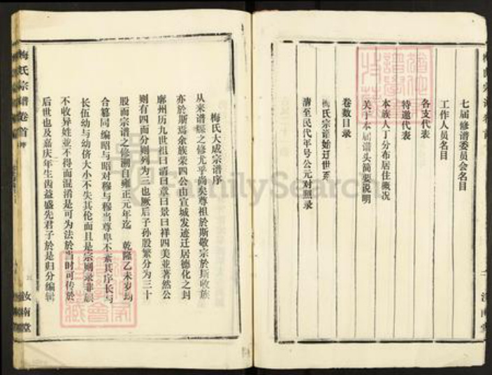 江西省九江市濂溪区梅氏汝南堂族谱-梅氏宗谱.pdf电子版插图3 江西省九江市濂溪区梅氏汝南堂族谱-梅氏宗谱.pdf电子版插图3