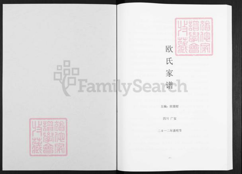 四川省广安市广安区恒升镇欧氏族谱-欧氏家谱.pdf电子版插图1 四川省广安市广安区恒升镇欧氏族谱-欧氏家谱.pdf电子版插图1