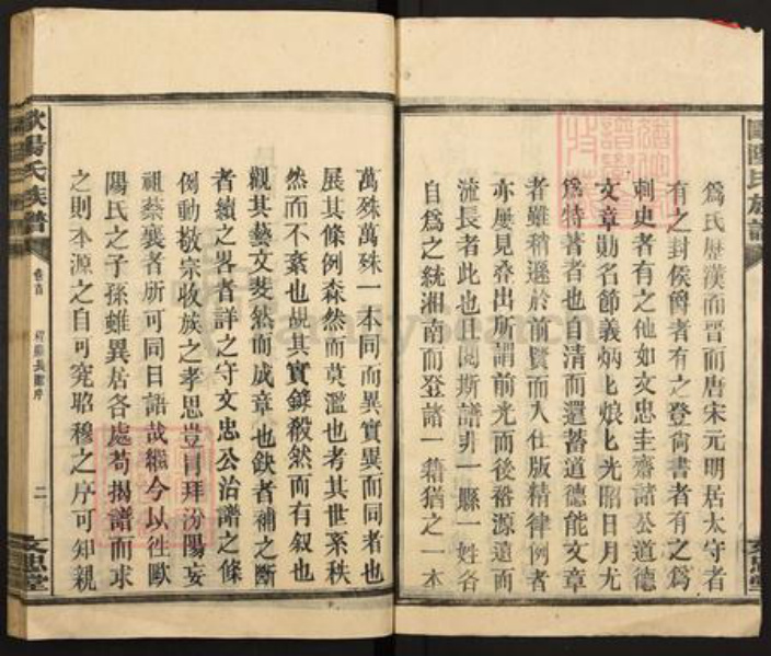 湖南省长沙市欧阳氏文忠堂族谱-湘南欧阳氏通谱.pdf电子版插图4