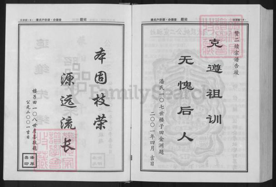 湖北省武汉市黄陂区黄陂潘氏荥阳堂族谱-潘氏宗谱.贞户.pdf电子版插图5