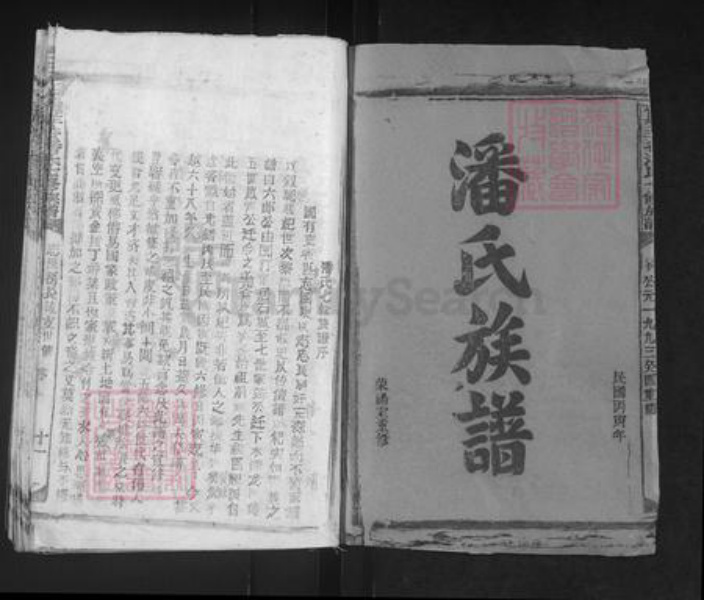 江西省赣州市石城县大由乡潘氏荣阳堂族谱-石城羊谷潘氏七修族谱.pdf电子版插图1