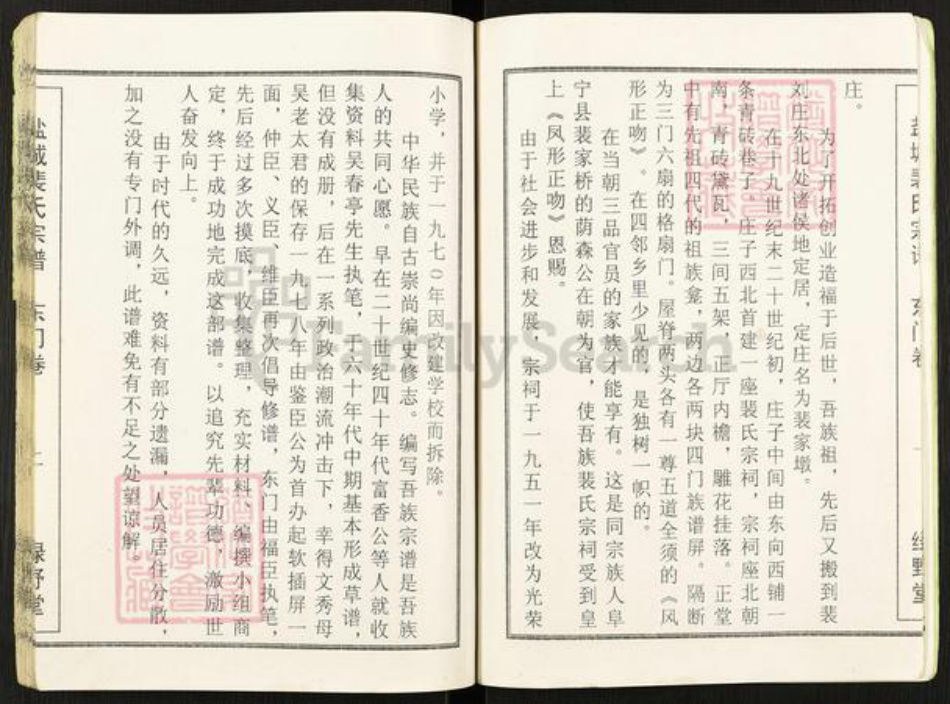 江苏省盐城市建湖县芦沟镇裴氏绿野堂族谱-盐城裴氏宗谱.pdf电子版插图3