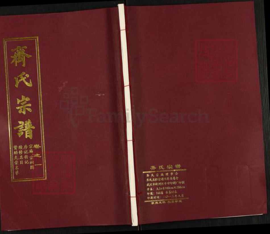 湖北省黄冈市团风县齐氏尚本堂族谱-齐氏宗谱.pdf电子版插图