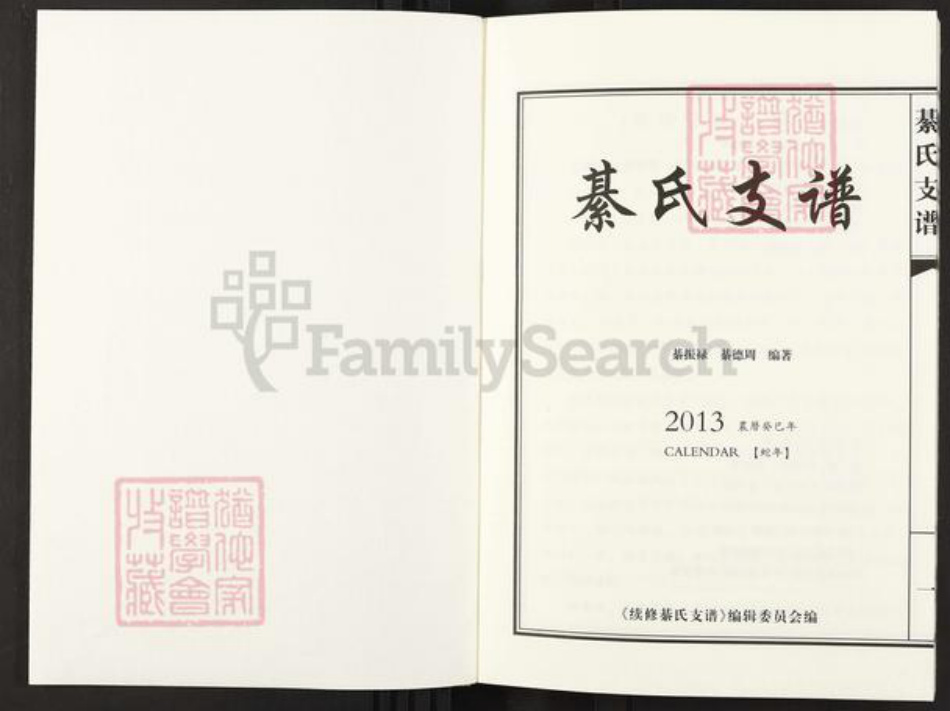 山东省青岛市平度市新河镇綦氏族谱-綦氏支谱.新河.pdf电子版插图1