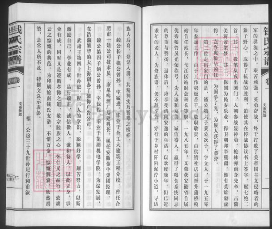 安徽省芜湖市南陵县钱氏族谱-枞阳旅南钱氏支谱.pdf电子版插图2 安徽省芜湖市南陵县钱氏族谱-枞阳旅南钱氏支谱.pdf电子版插图2